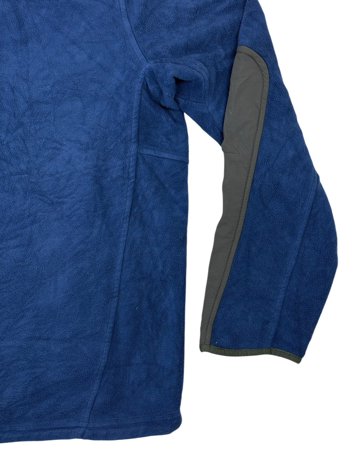 LL Bean Blue Polartec Fleece Zip Jacket Medium