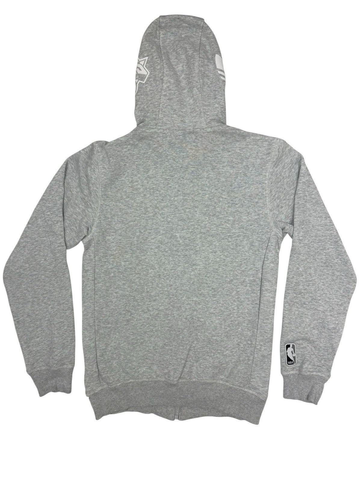 Adidas Grey New York Knicks Zip Hoodie XS