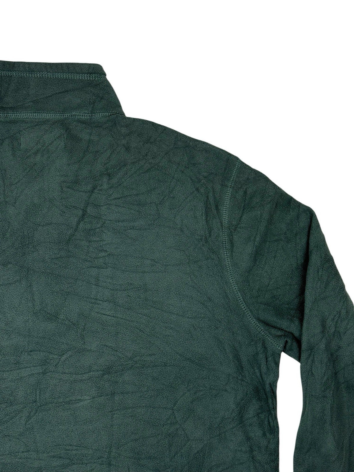 Chaps Green Quarter Zip Fleece Medium
