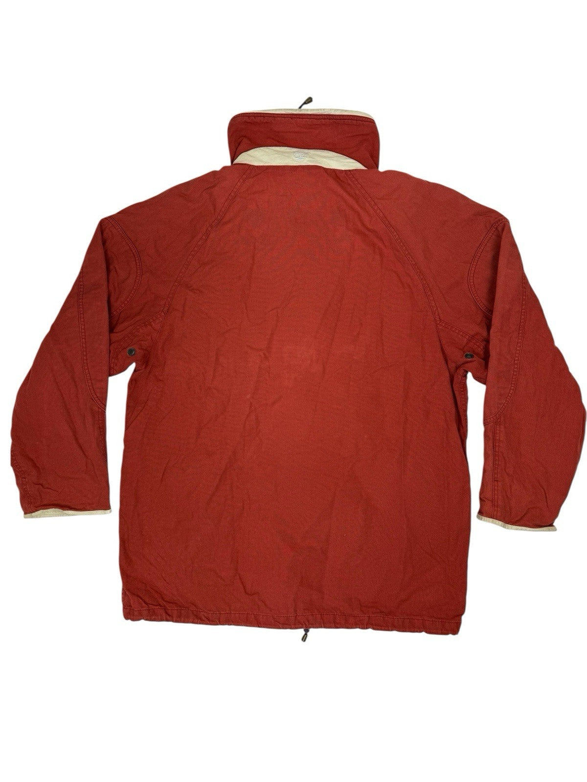 Timberland Retro Orange Weathergear Zip Heavyweight Jacket Medium