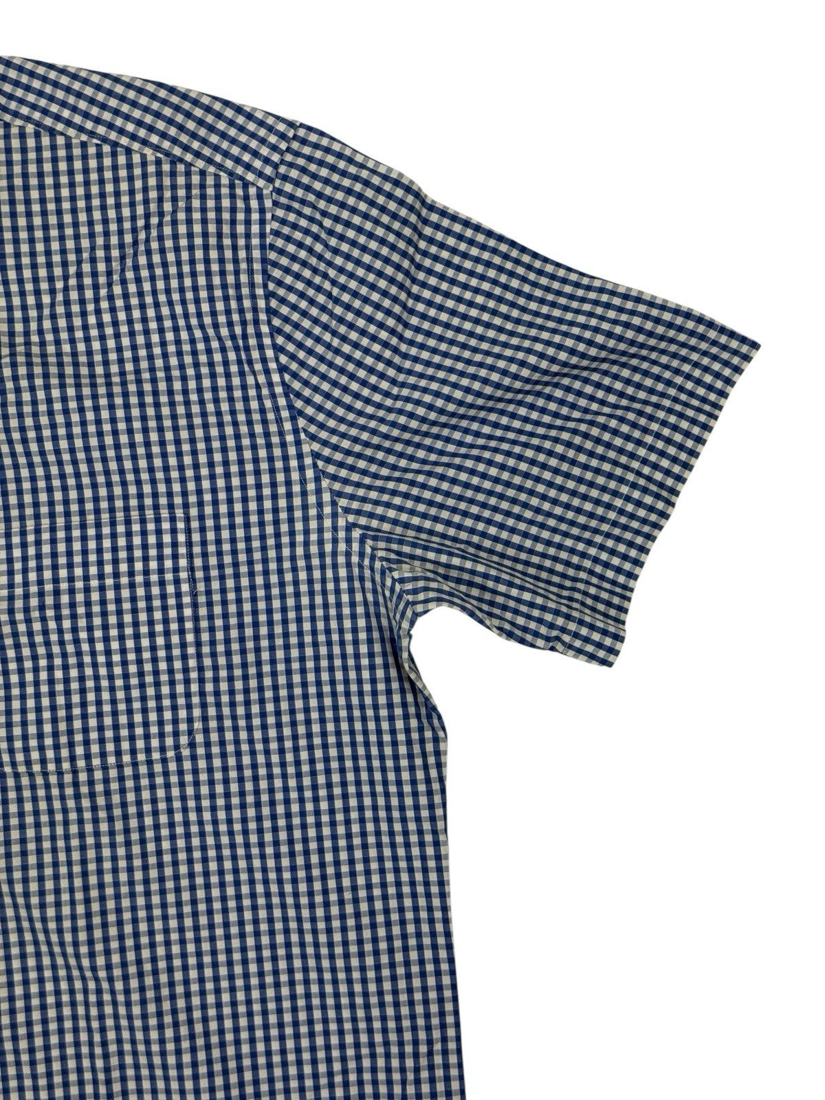Tommy Hilfiger Blue Check Short Sleeve Shirt Large