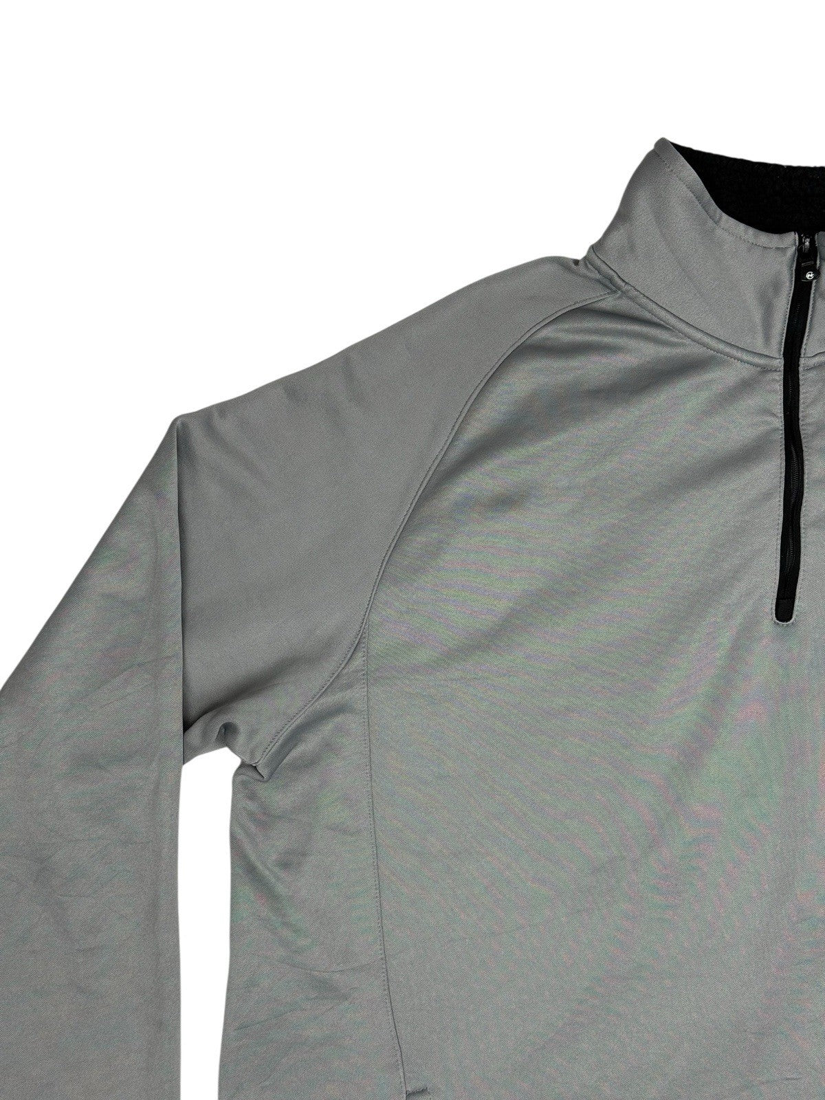 Nautica Competition Grey Quarter Zip Jumper Large