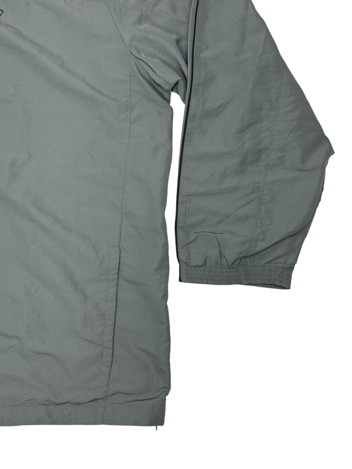 Reebok Grey Retro Lined Zip Track Jacket 2XL