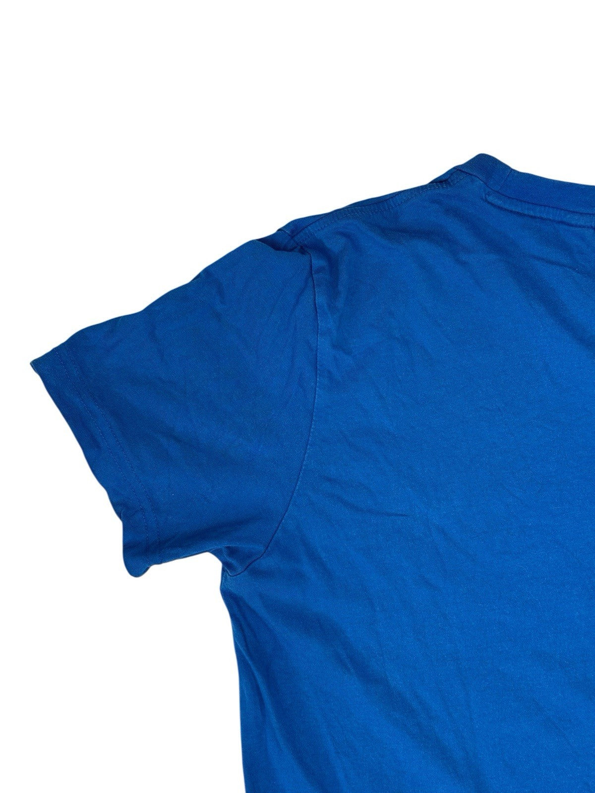 Adidas Blue Trefoil Print Top XS