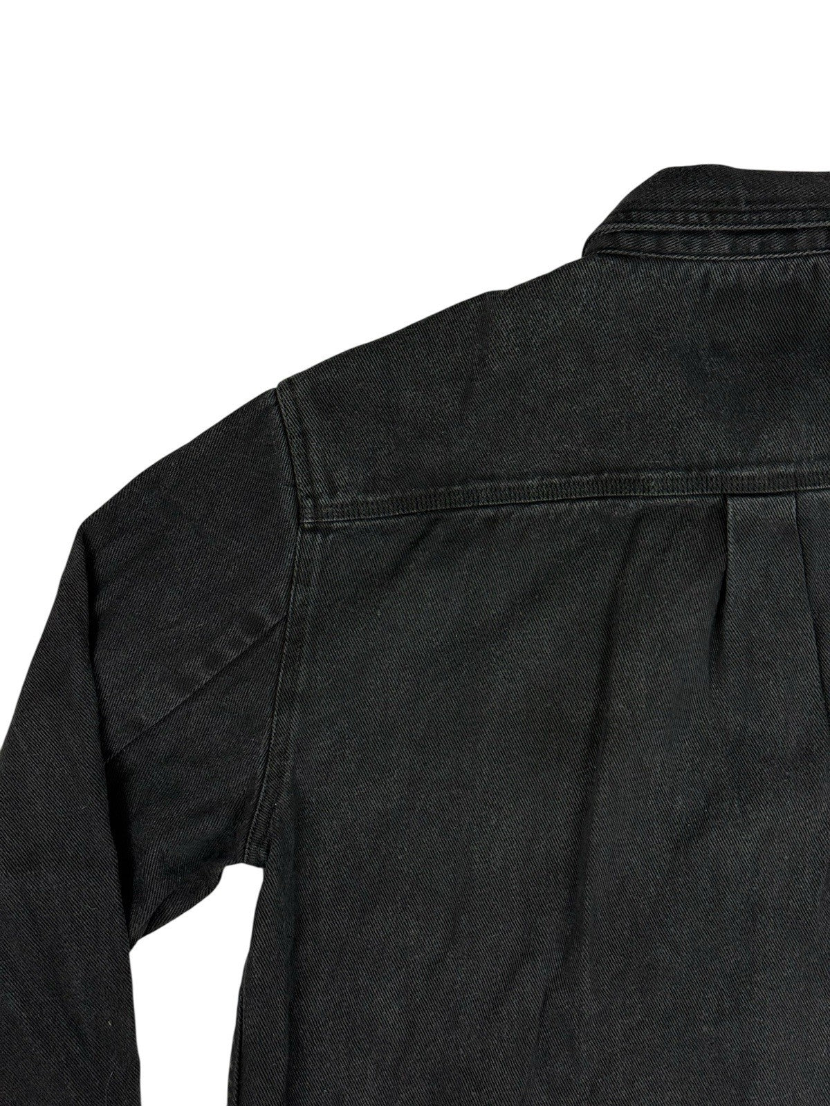 Lee Black Denim Shirt Jacket Large