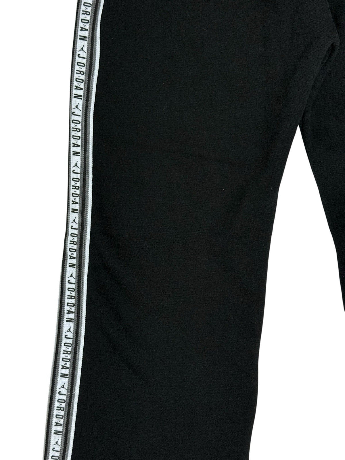 Jordan Black Cotton Blend Joggers Size Large