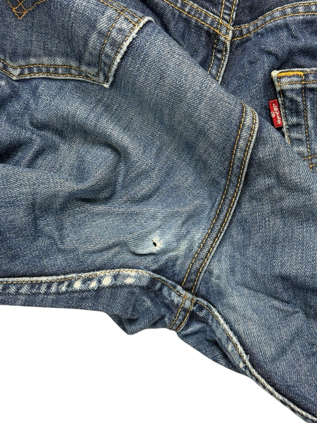 Levi's Blue 501 Jeans 32W 32L