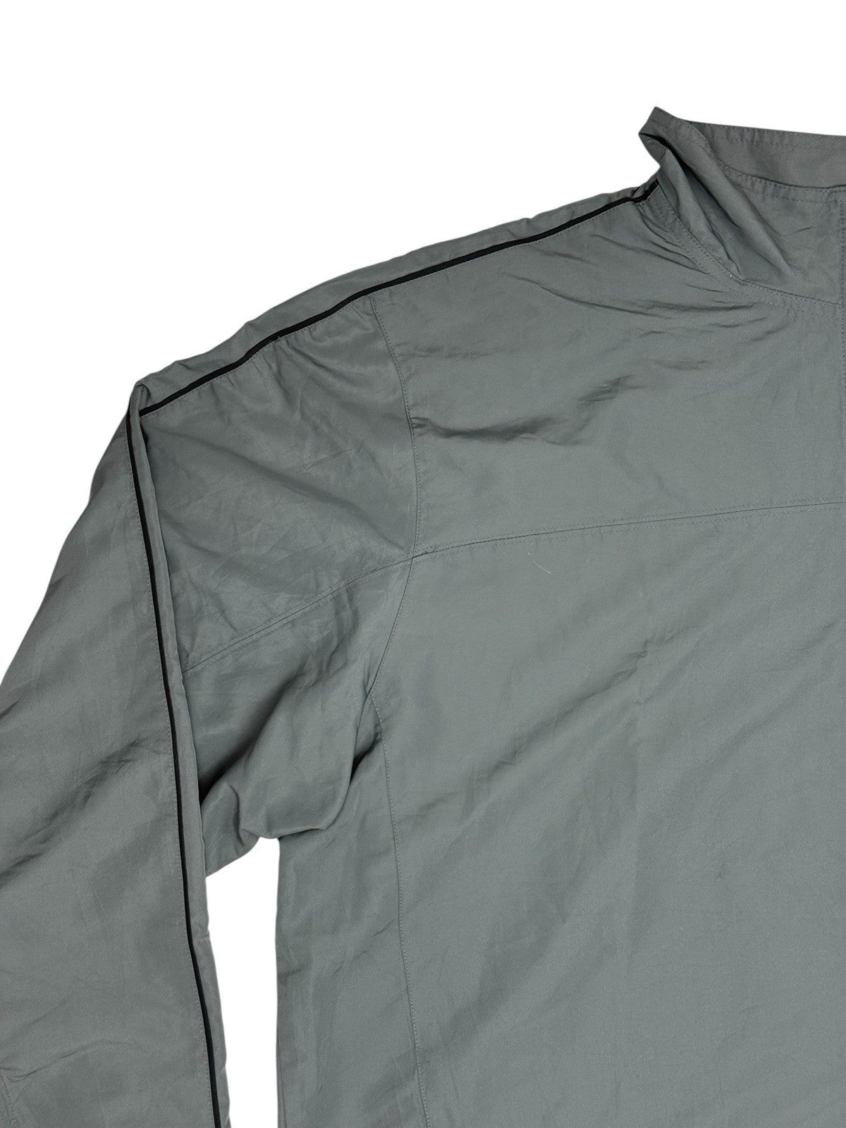 Reebok Grey Retro Lined Zip Track Jacket 2XL