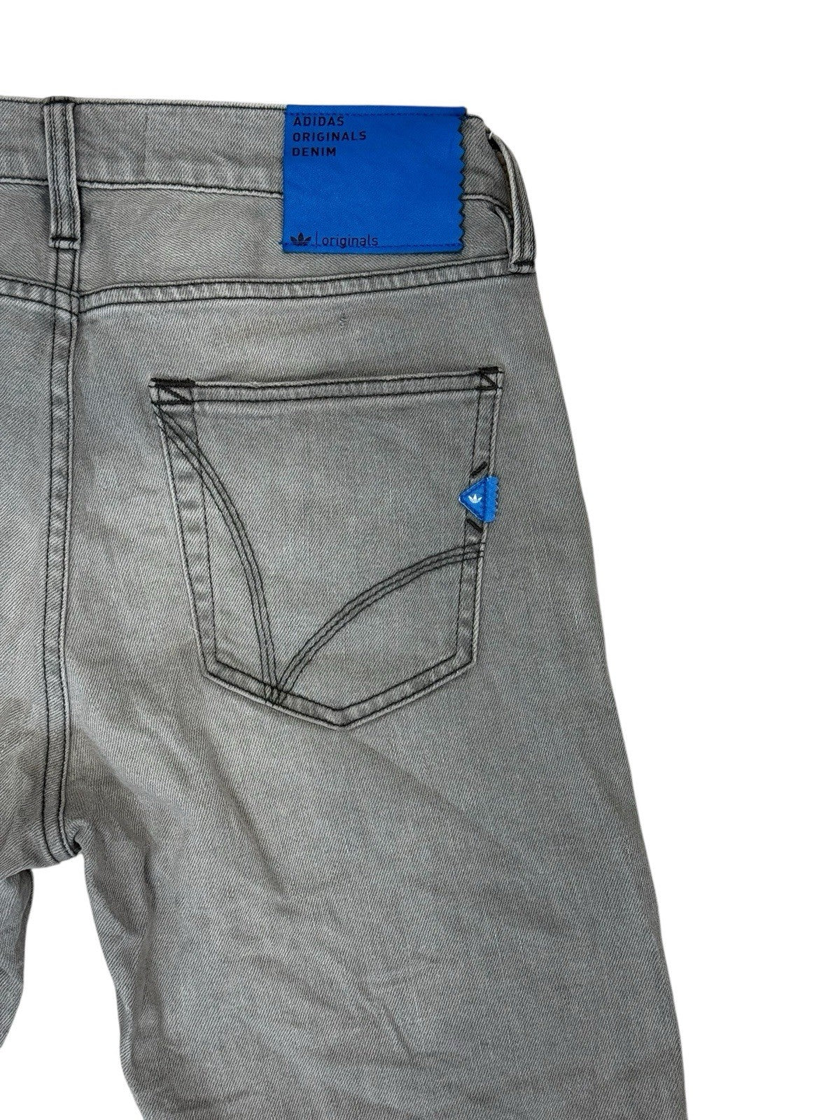 Adidas Originals Grey Denim Jeans 29W 35L