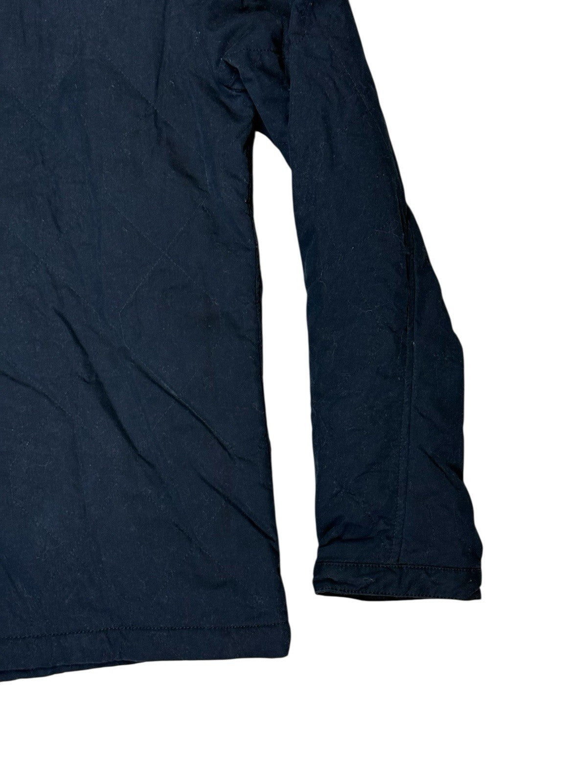 G Start Raw Blue Quilted Zip Bomber Jacket Medium