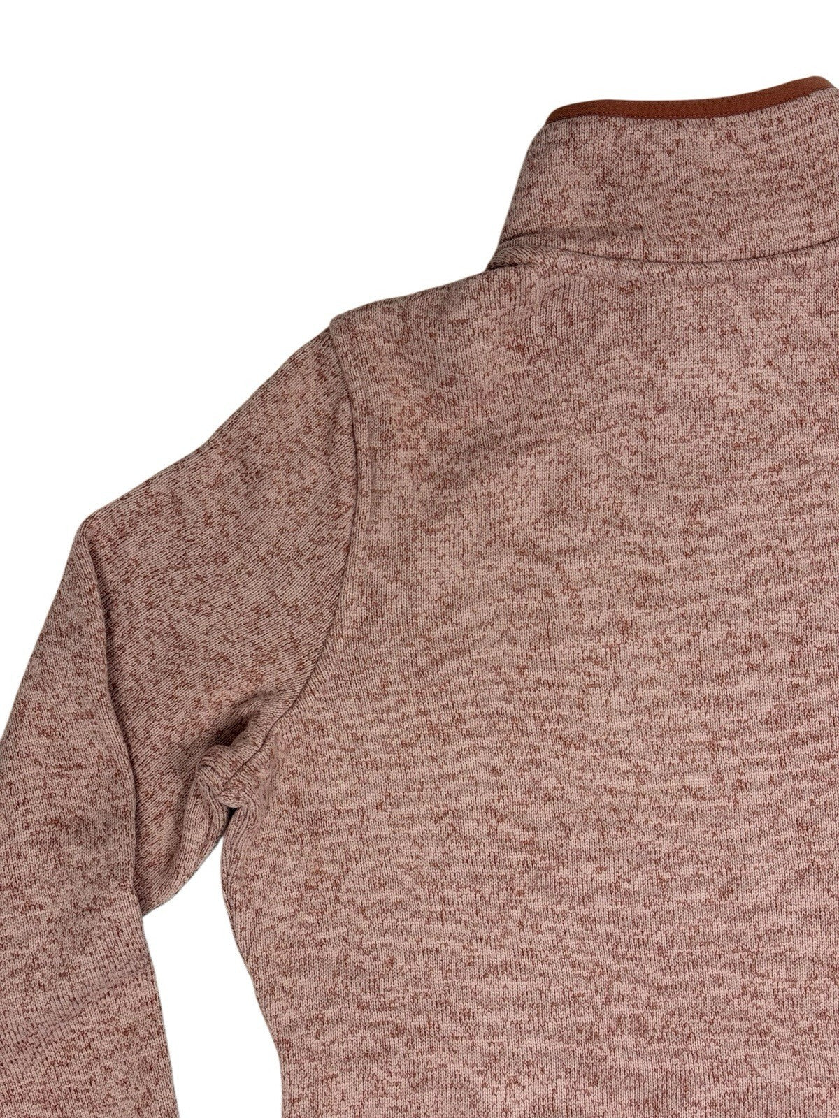 LL Bean Pink Sweater Fleece Pullover Jumper Small