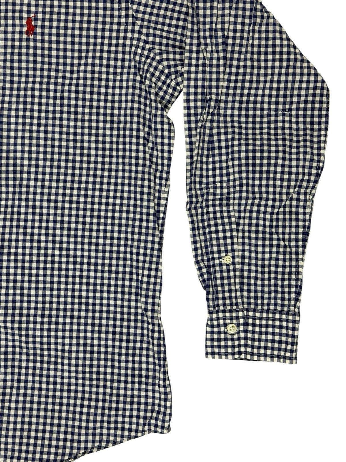 Polo Ralph Lauren Blue Check Shirt Custom Fit Large