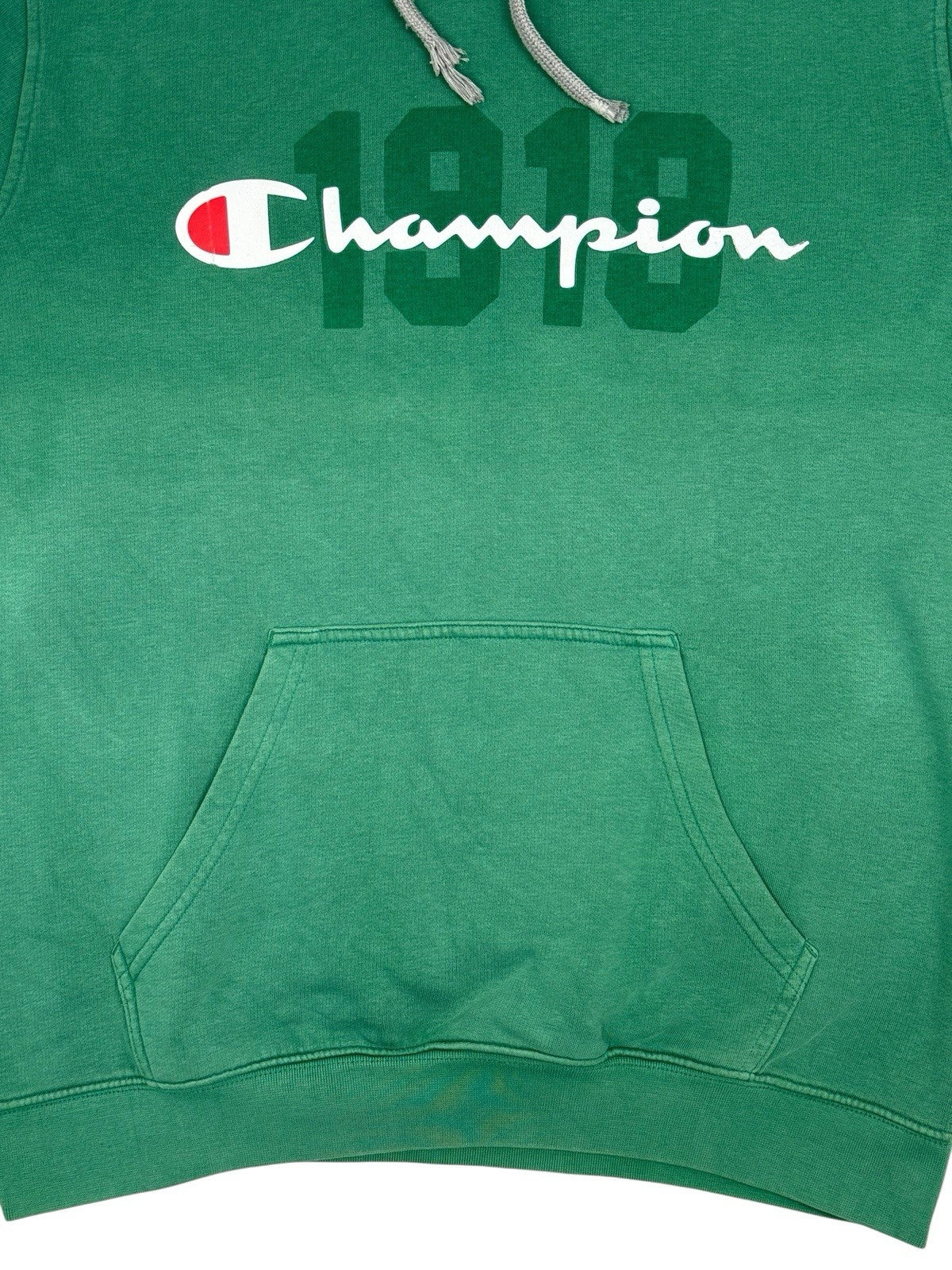 Champion Green Retro 1919 Hoodie Medium
