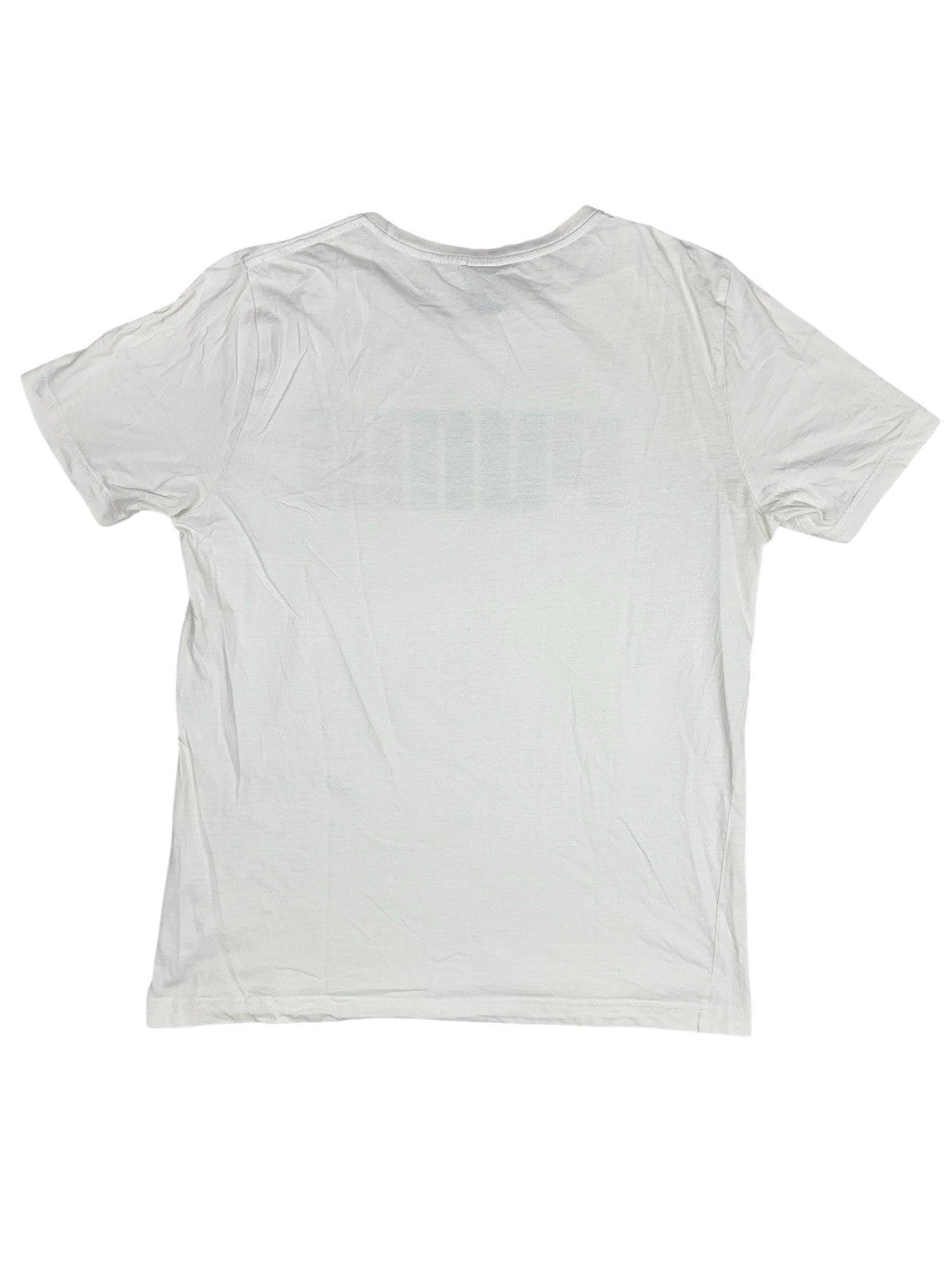 Puma Retro White Printed Top Medium