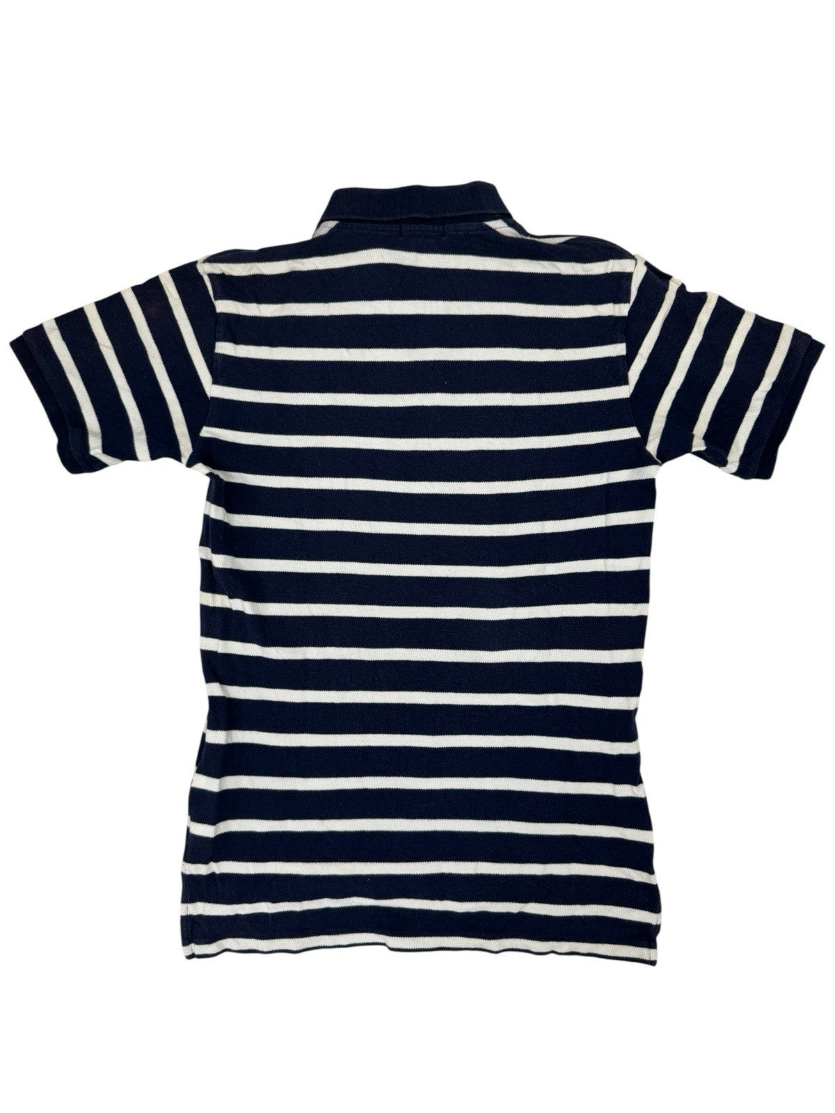 Polo Ralph Lauren Blue Striped Polo Top Size Large (16/18)