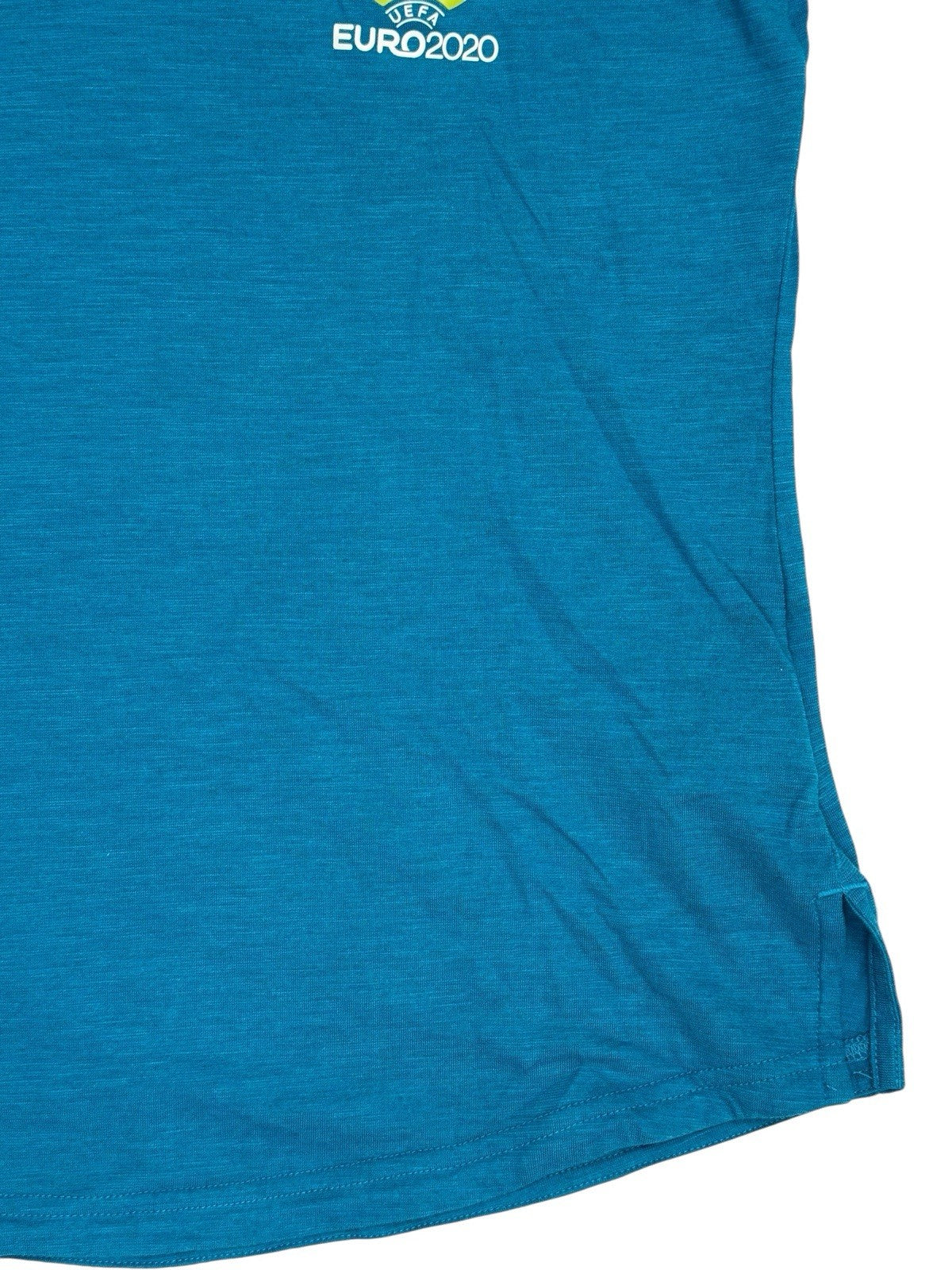 Adidas Blue V Neck Euro 2020 Volunteer Top Medium