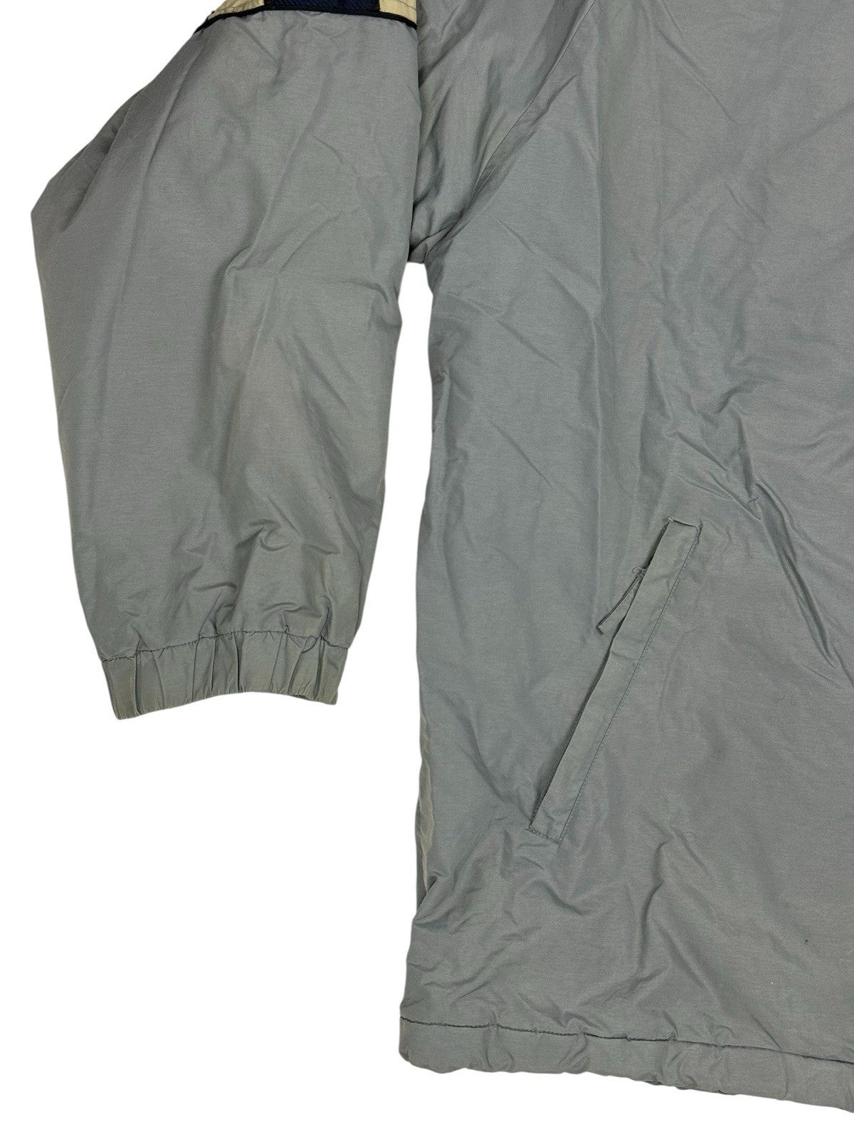 Kappa Blue Retro Padded Zip Jacket Large