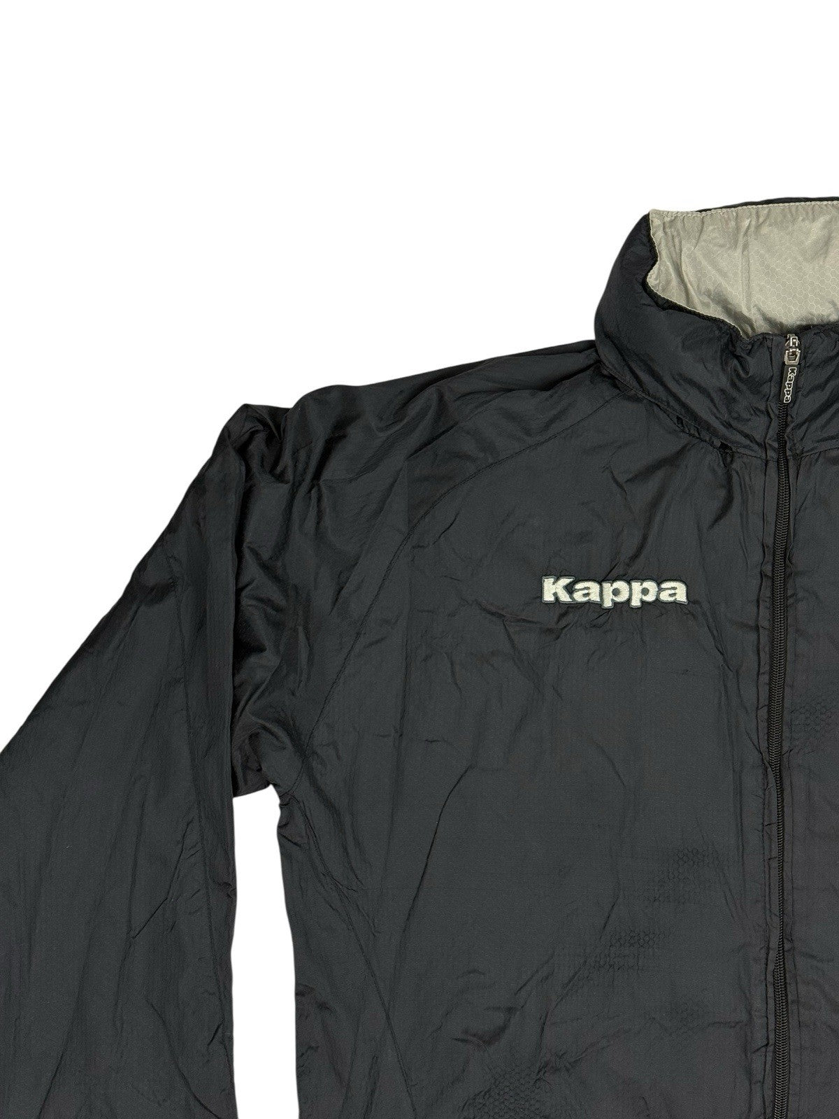 Kappa Black Retro Zip Jacket XXL