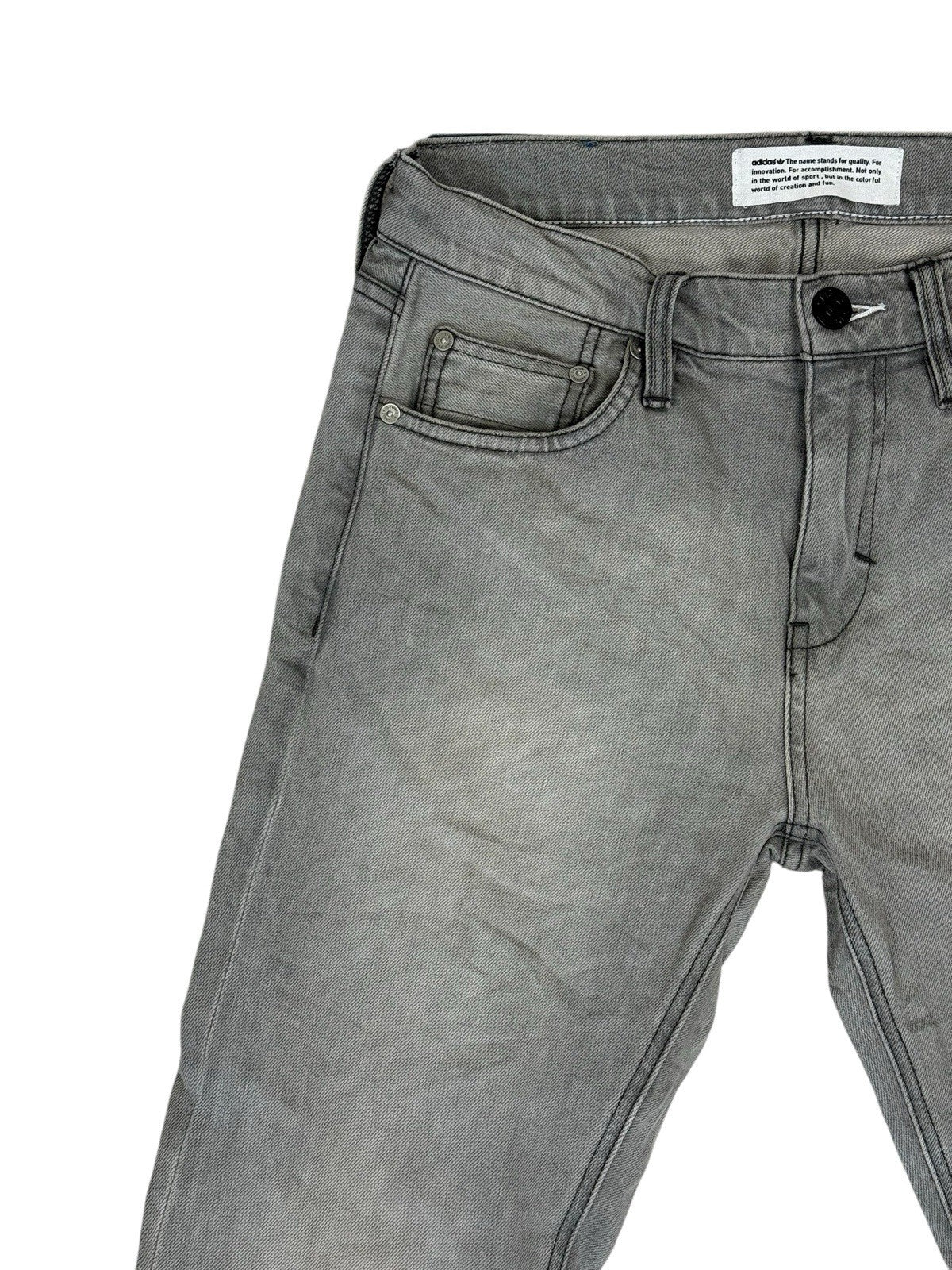 Adidas Originals Grey Denim Jeans 29W 35L