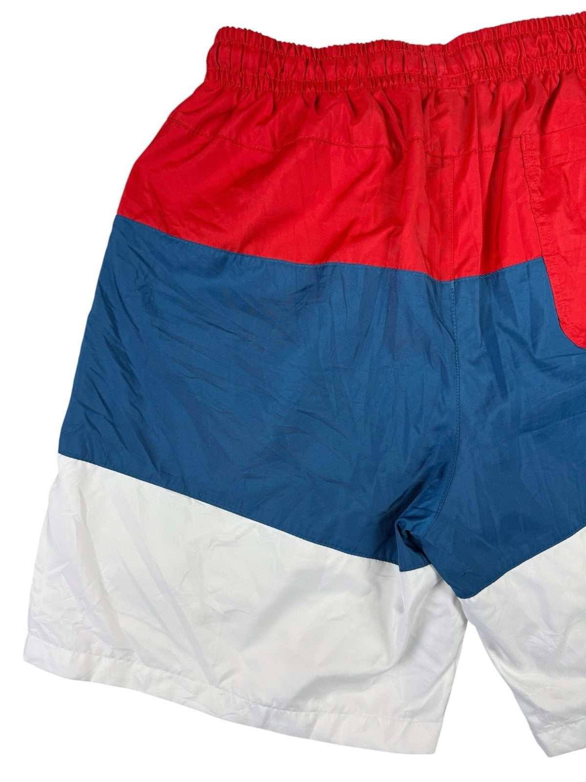 Nike City Edition Woven Swim Shorts Red White Blue Medium