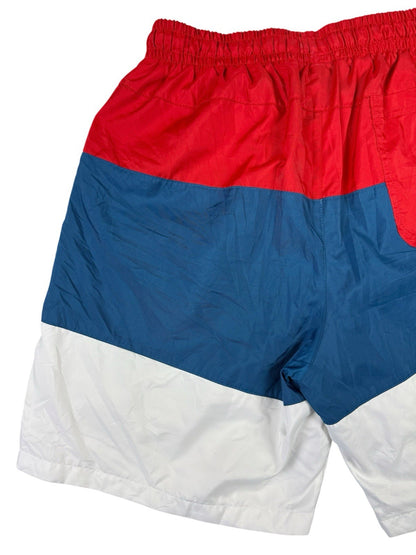 Nike City Edition Woven Swim Shorts Red White Blue Medium
