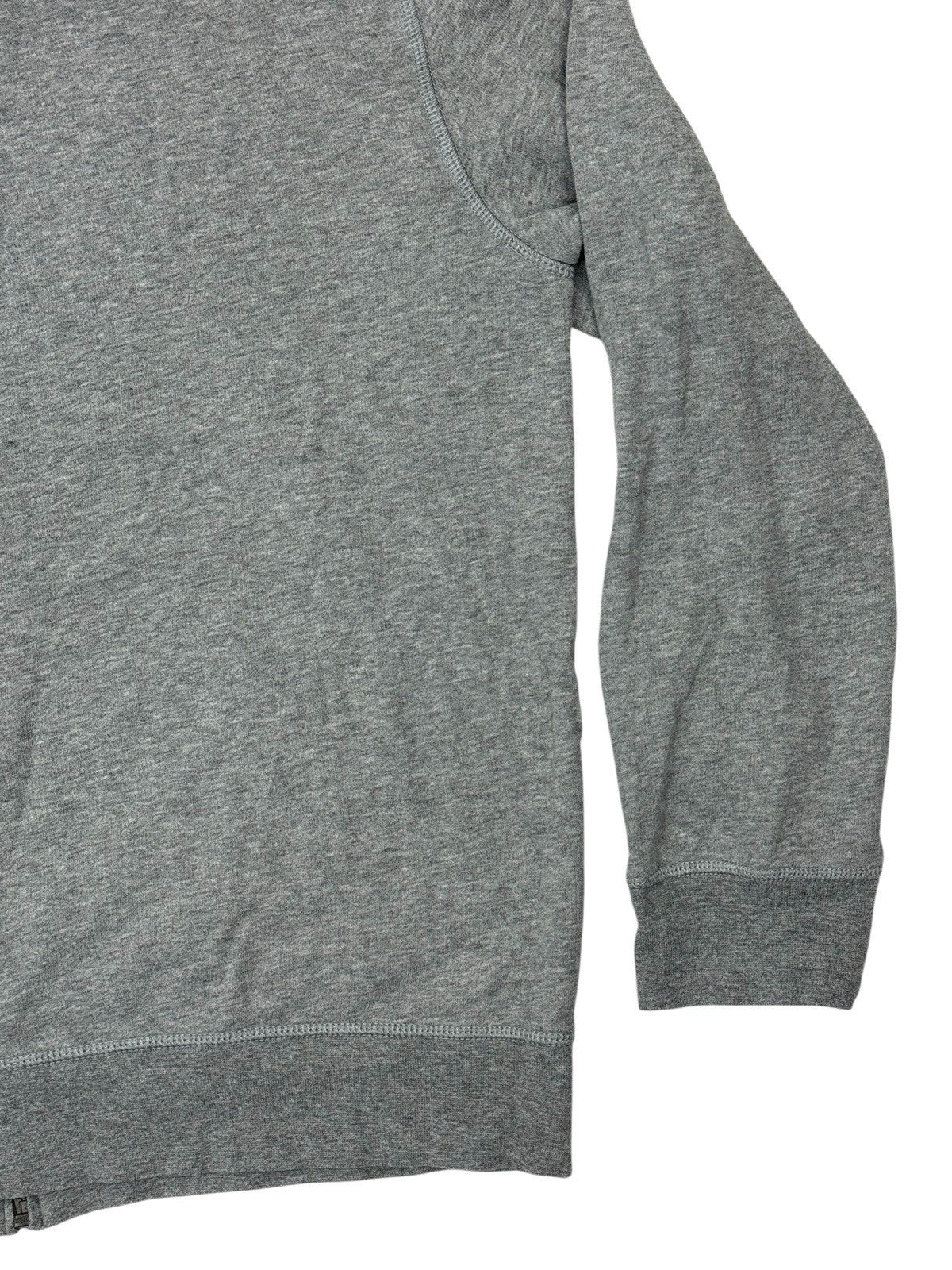 Nautica Grey Zip Through Embroidered Hoodie Jacket Large