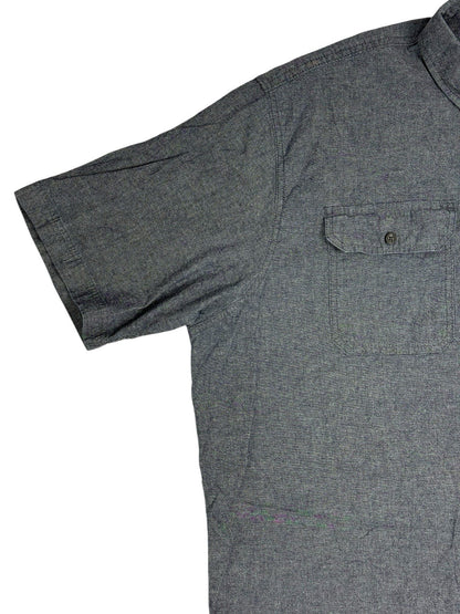 Wrangler Blue Button Up Top 2XL