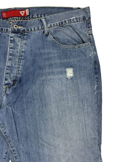 Guess Retro Y2K Distressed Denim Relaxed Fit Jeans 44W 32L