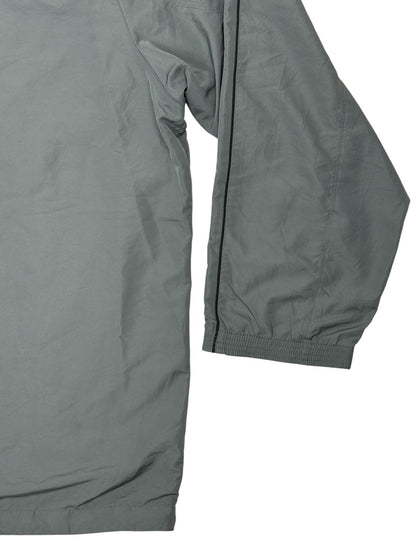 Reebok Grey Retro Lined Zip Track Jacket 2XL
