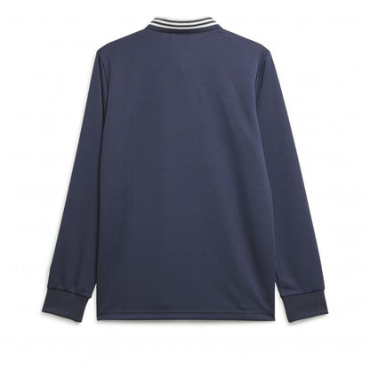 Adidas Spezial Blue Long Sleeve Polo Shirt Top Brand New