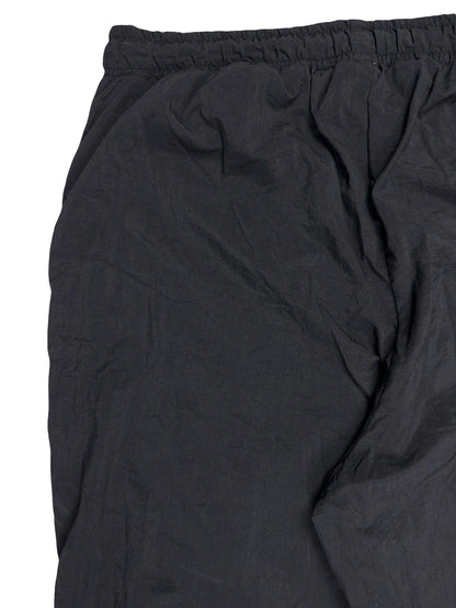 Fila Retro Black Lined Nylon Tracksuit Bottom Trousers XL