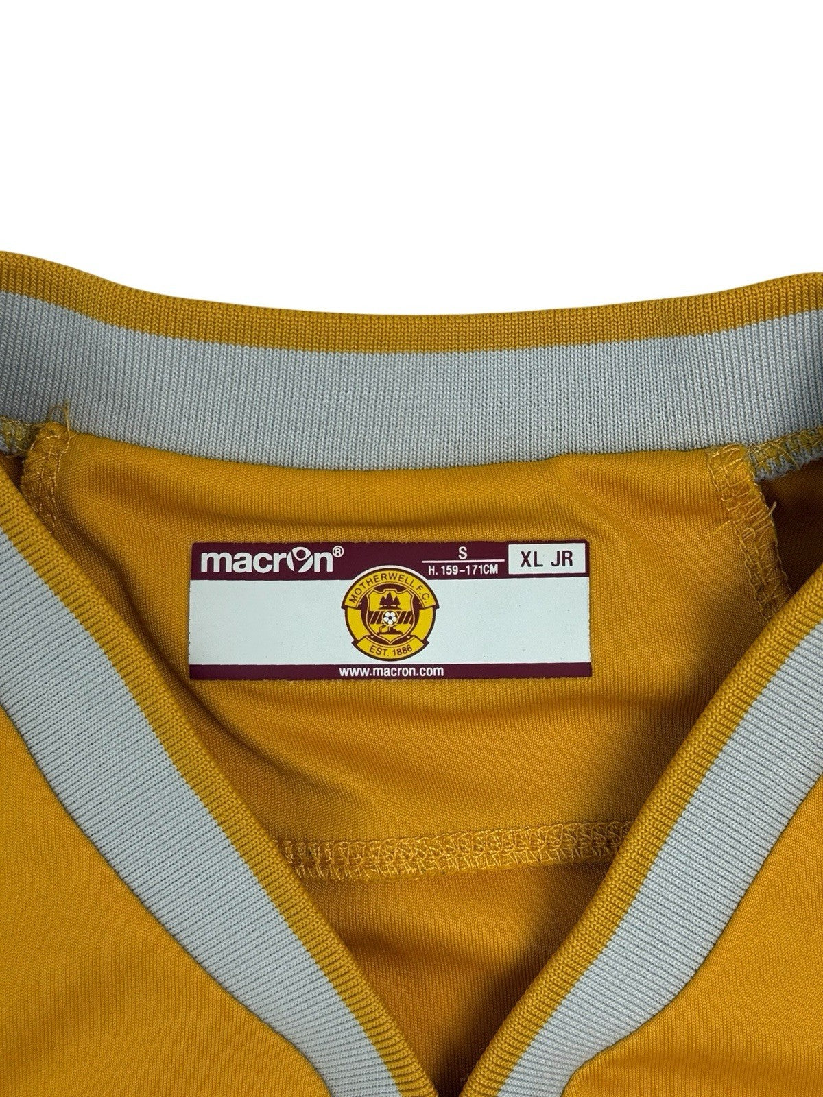 Motherwell FC 2014/15 Macron #3 Home Top Youth XL