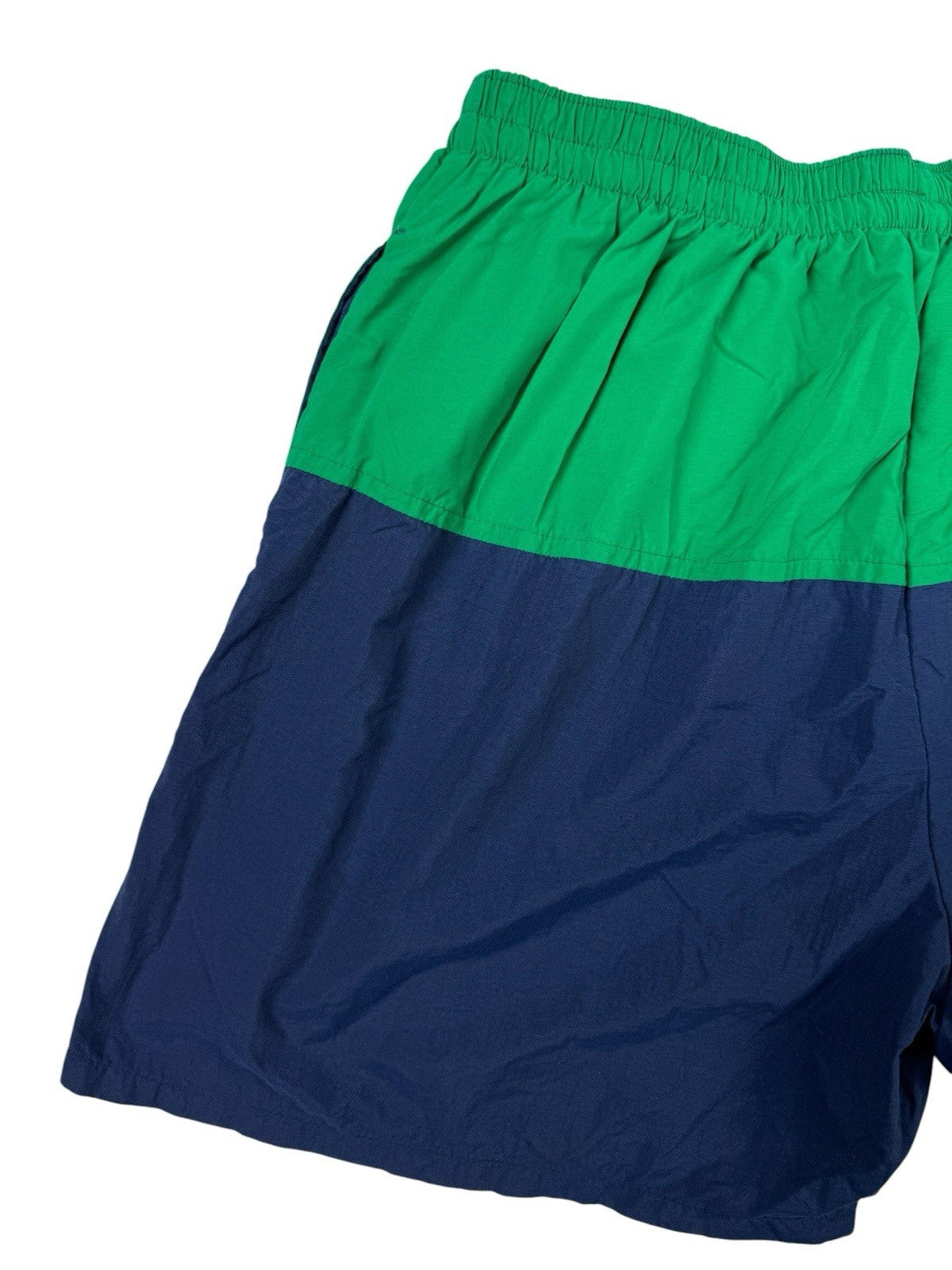 Lacoste Blue Retro Lined Nylon Sport Shorts Large