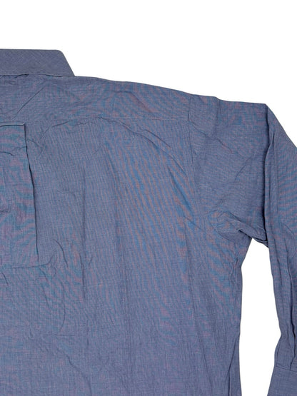 Tommy Hilfiger Blue Collared Shirt XL 17.5" Collar