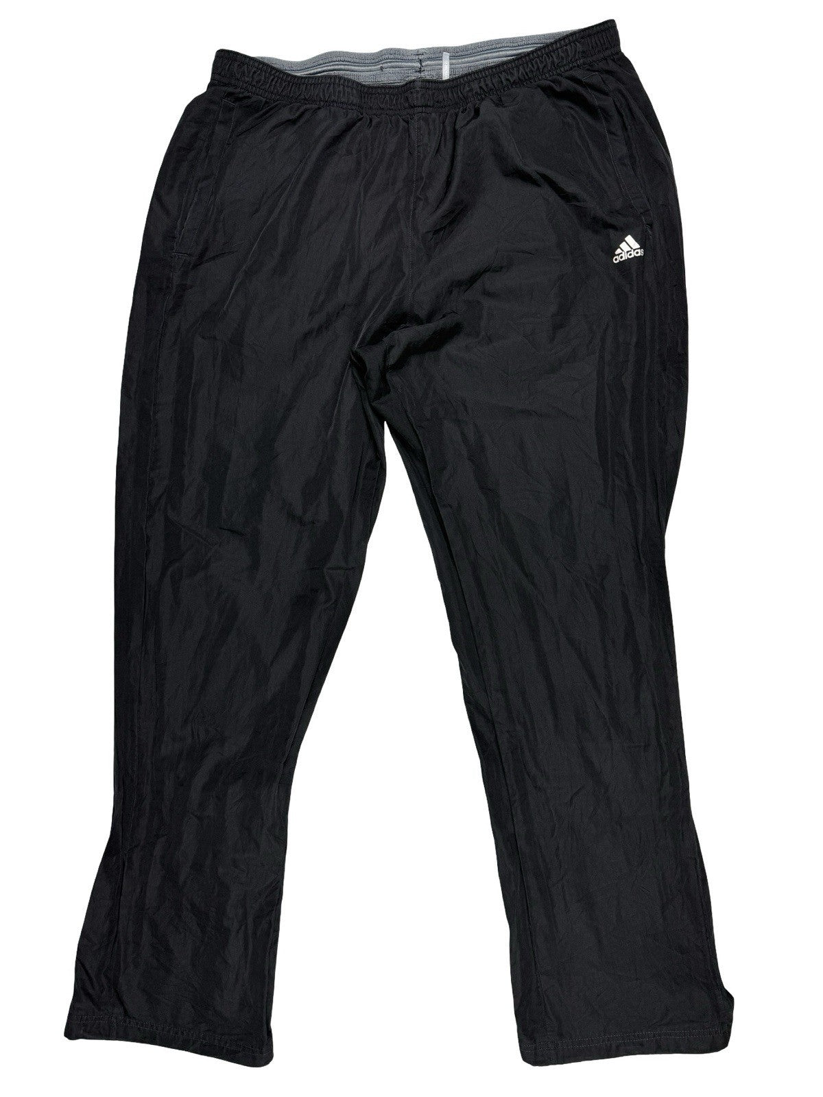 Adidas Black Mesh Lined Base Plain Track Pant Trousers XL