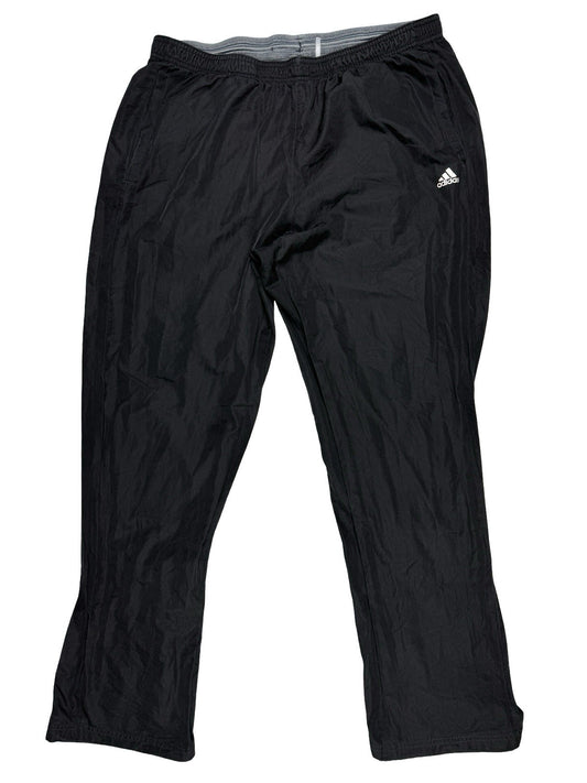 Adidas Black Mesh Lined Base Plain Track Pant Trousers XL