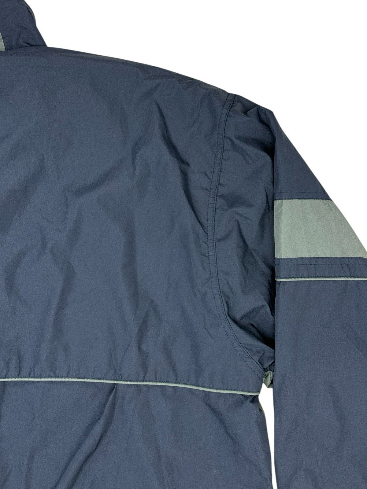 Champion Blue Retro Zip Polyester Jacket 2XL