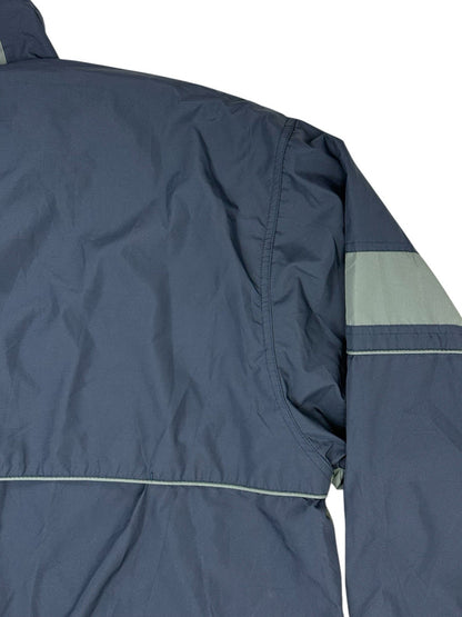 Champion Blue Retro Zip Polyester Jacket 2XL