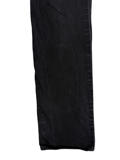 Levi's 501 Black Denim Straight Leg Jeans 34W 36L