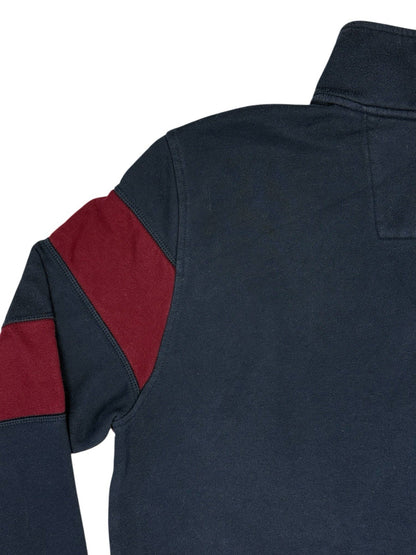 Nautica Retro Blue 1/4 Zip Jumper Large