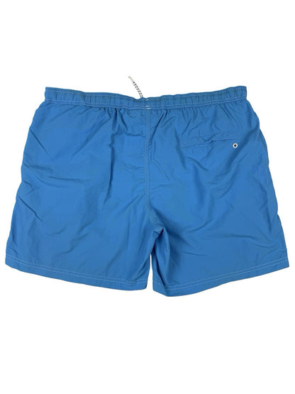 Lotto Retro Y2K Blue Mesh Web Lined Swim Short Trunks 3XL