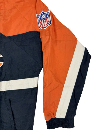 NFL Apex One Vintage Blue Chicago Bears Zip Track Jacket XL
