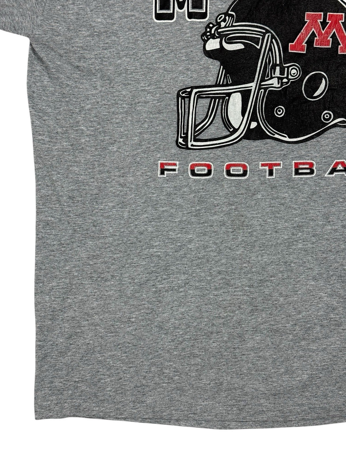 Retro American Football Monticello Printed School Sports Top XL
