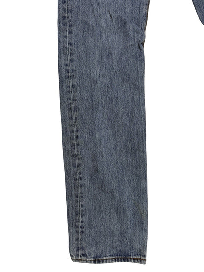 Levi's 501 Blue Straight Leg Denim Jeans 30W 34L