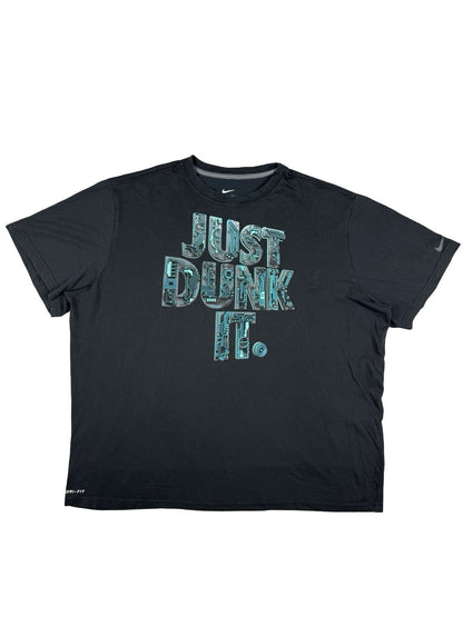 Nike Dri-FIT Black Just Dunk It Printed Top 3XL