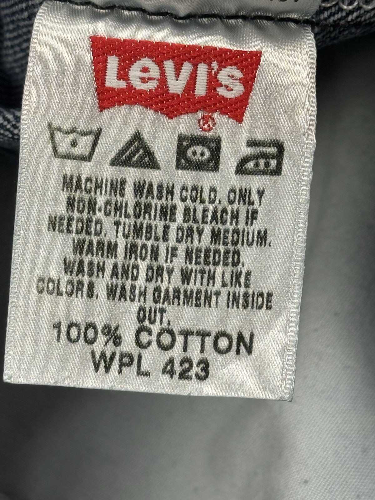 Levi's 501 Blue Y2K Denim Jeans 36W 32L