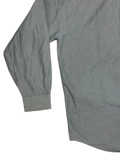 Tommy Hilfiger Retro Blue Collared Shirt Large