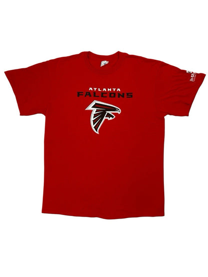 Atlanta Falcons Red Printed Cotton Tailgate Top Large
