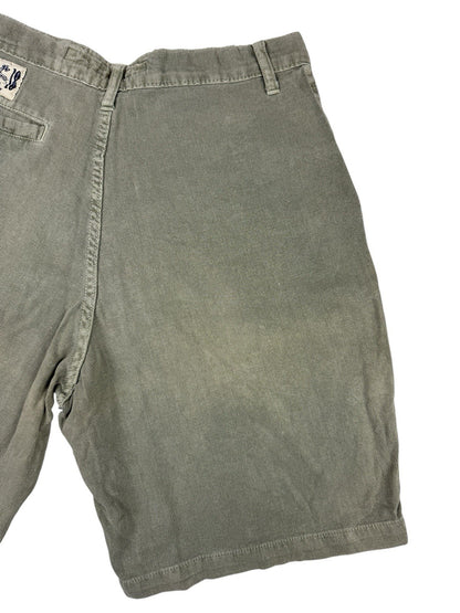 U Wanna Bet SKINS GAME Green Retro Cotton Golf Shorts 32W