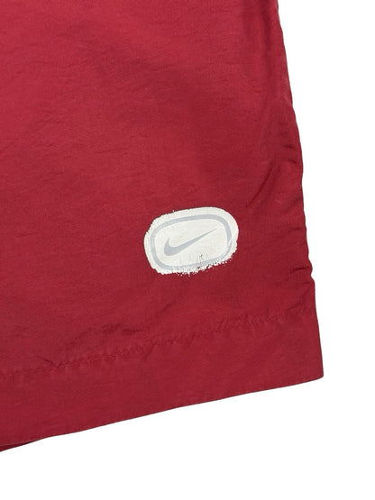 Nike Retro Y2K Red Nylon Swim Short Trunks 2XL 40/42